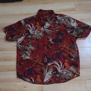 Point Zero Orange Label Men's Size XL Casual Button Down Shirt